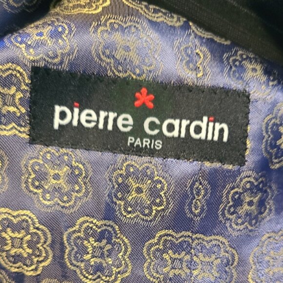 VINTAGE PIERRE CARDIN PARIS TAILORED FITTED BLAZER JACKET HANDSTITCHED sz 40 - Picture 6 of 7